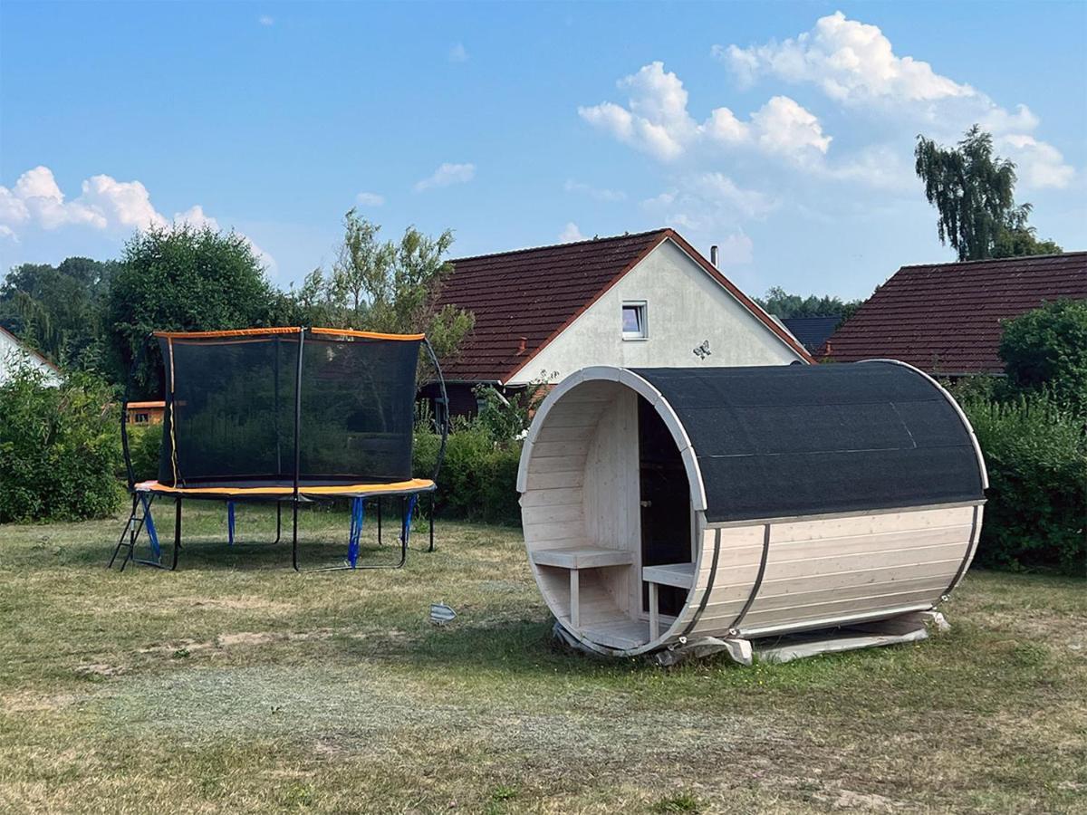 Ferienhäuser Insel Usedom Haus Samara 8 - Mit Blick aufs Achterwasser! Lutow Exterior foto