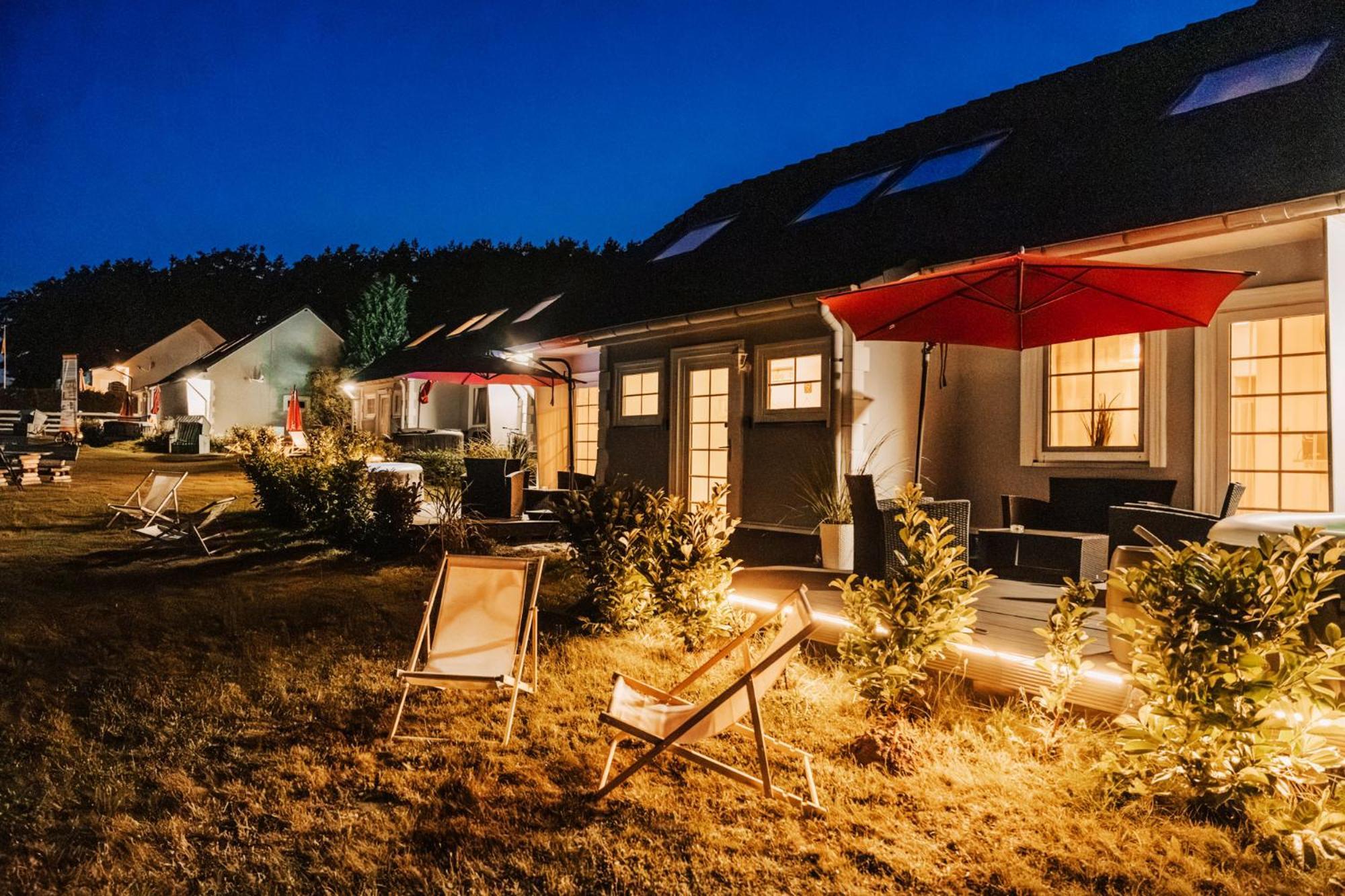 Ferienhäuser Insel Usedom Haus Samara 8 - Mit Blick aufs Achterwasser! Lutow Exterior foto